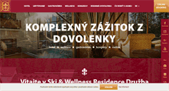 Desktop Screenshot of druzbahotel.sk